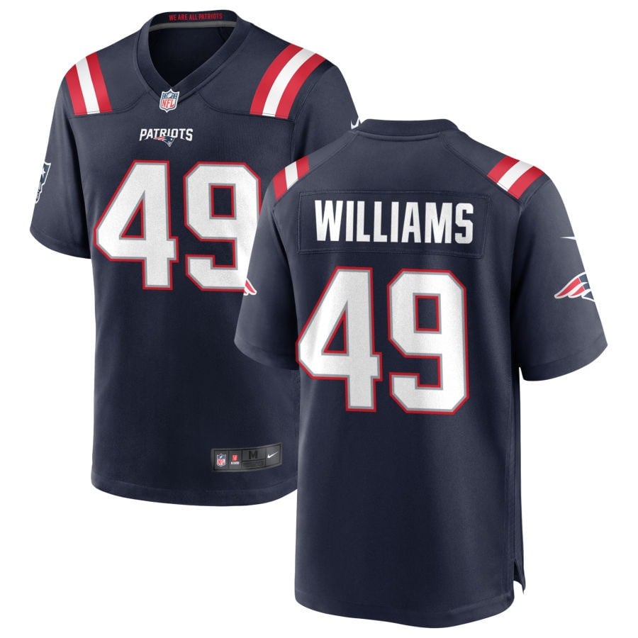 Trayveon Williams New England Patriots 2025 Game Jersey - Navy