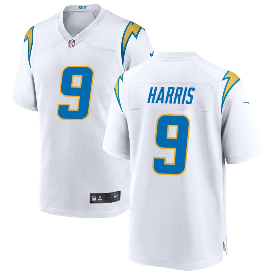 Tre' Harris Los Angeles Chargers 2025 Game Jersey - White