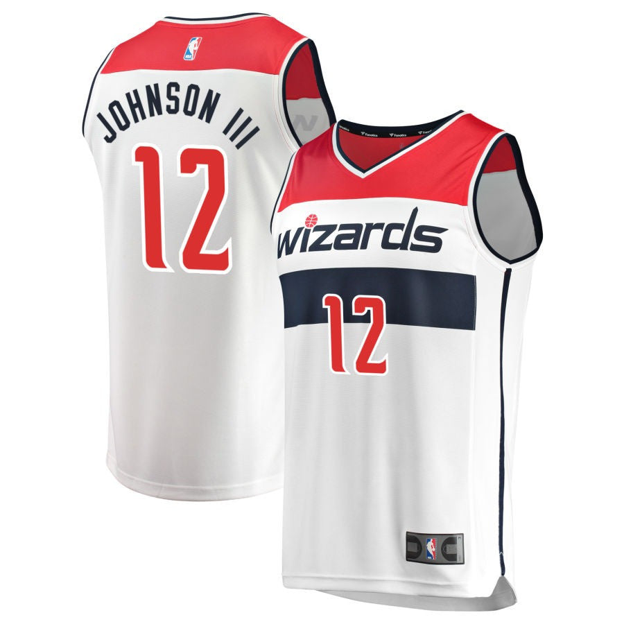 Tre Johnson III Washington Wizards 2025 Association Edition Fast Break Jersey - White 1 Tre Johnson III Washington Wizards 2025 Association Edition Fast Break Jersey - White