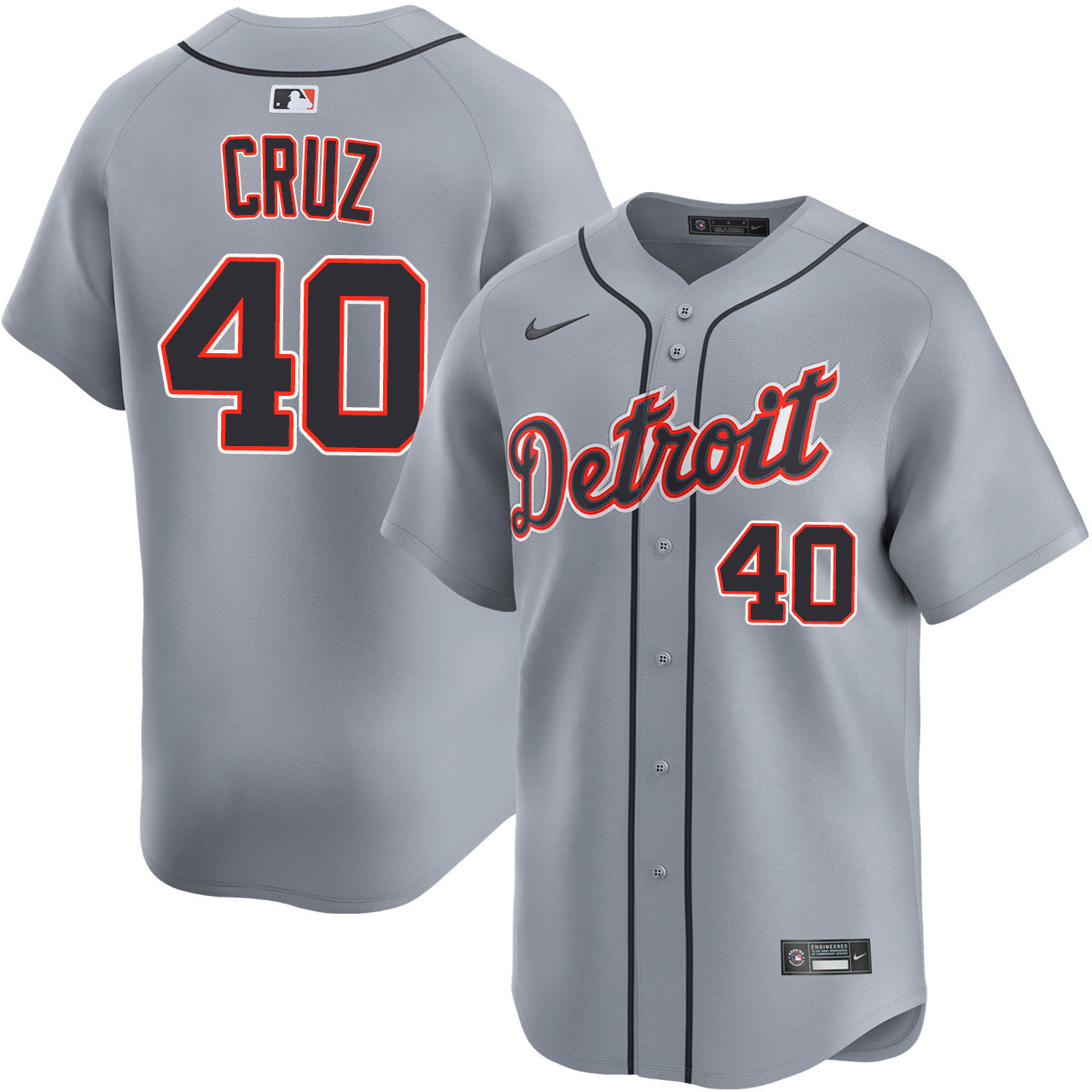 Trei Cruz Detroit Tigers 2026 Road Limited Jersey - Grey