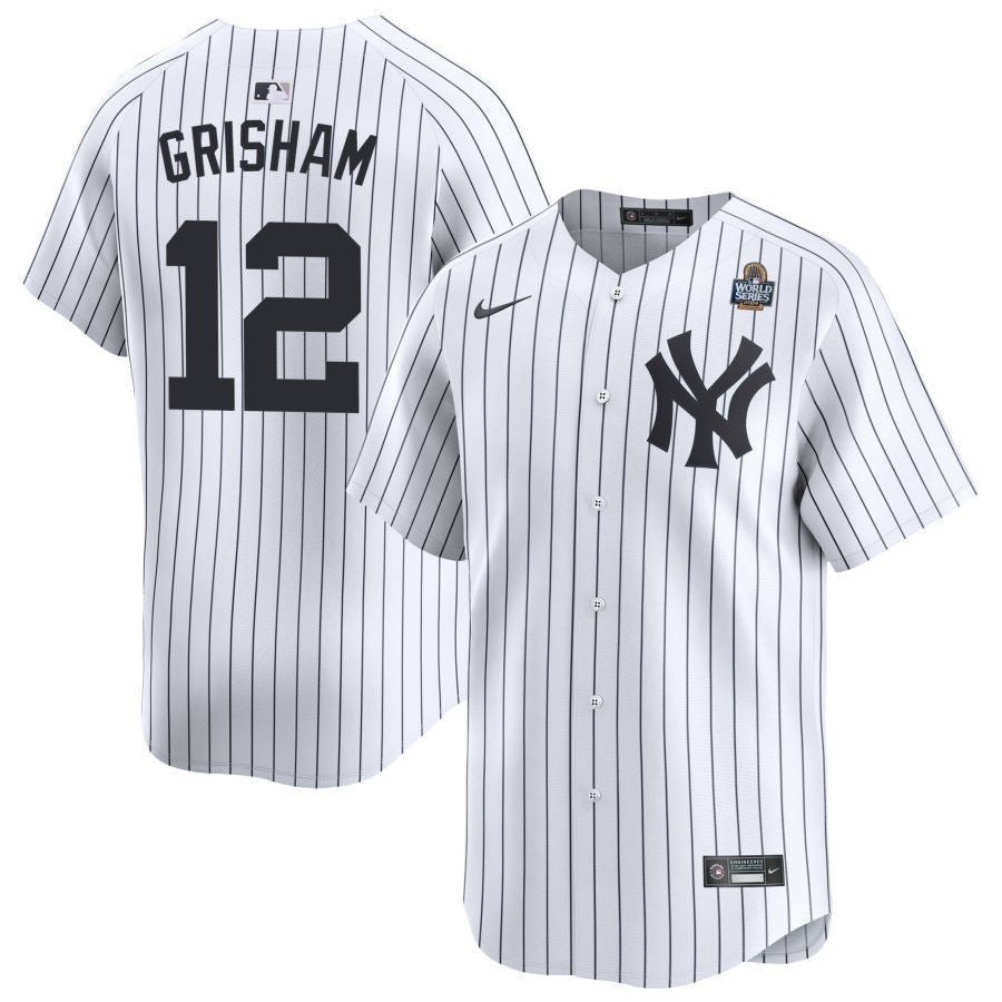 Trent Grisham New York Yankees 2025 World Series Home Limited Baseball Jersey ï¿½ï¿½ï¿½ White
