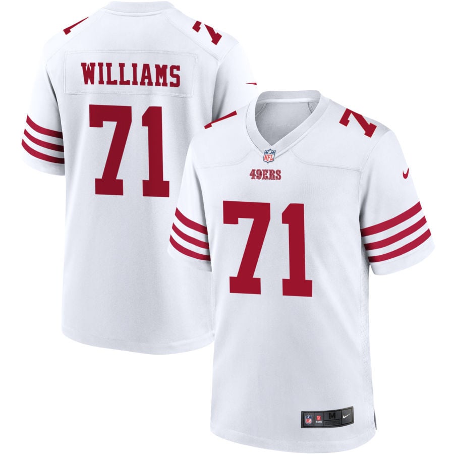 Trent Williams San Francisco 49ers 2025 Game Player Jersey - White