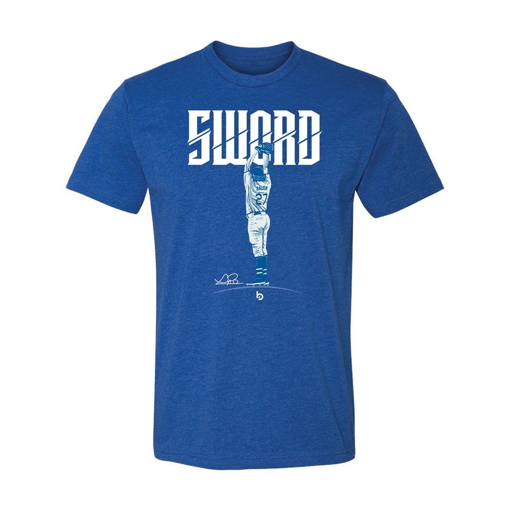 Trevor Bauer Merch 2026 Bauer Outage Sword T-Shirt Best Gifts For Baseball Lovers