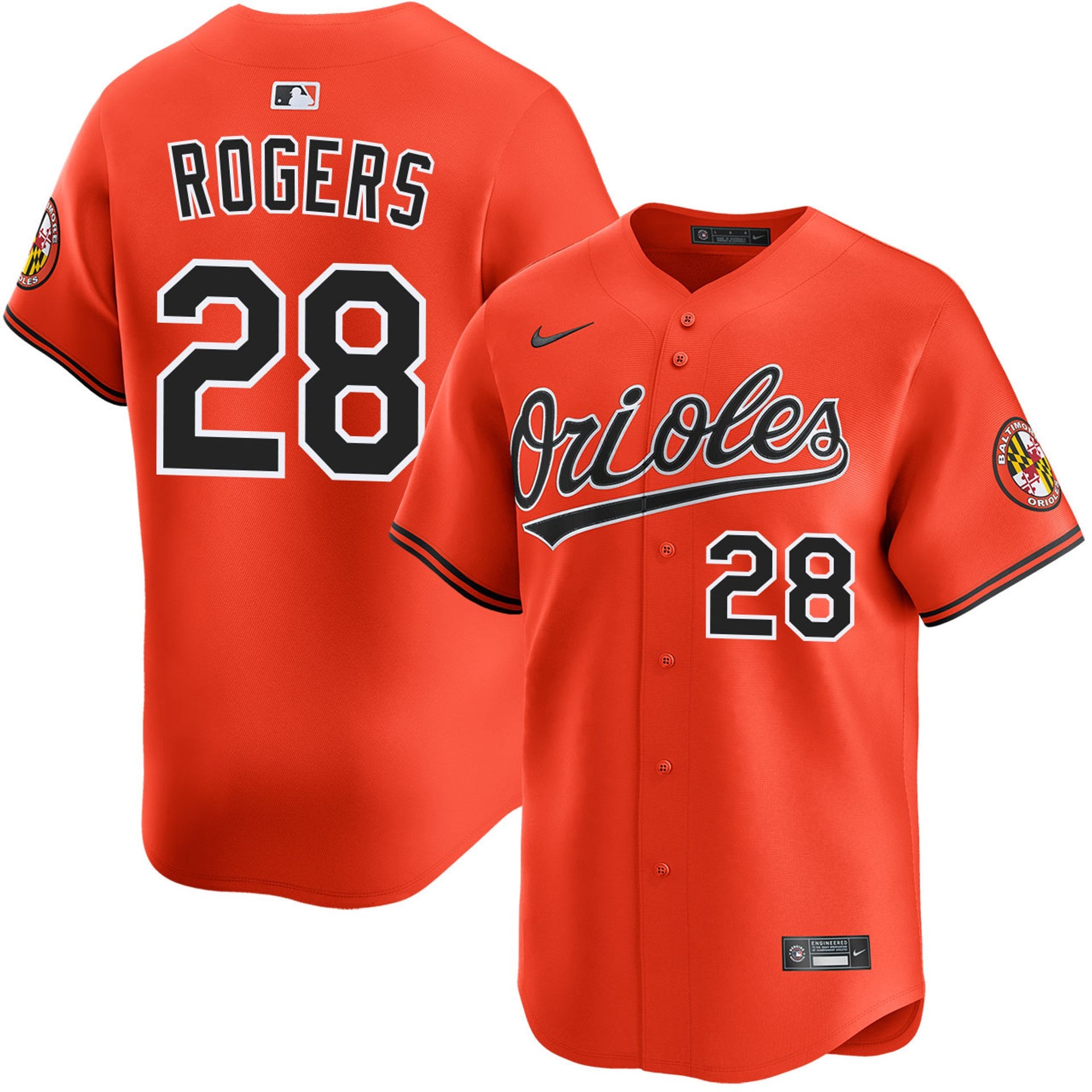 Trevor Rogers Baltimore Orioles 2025 Alternate Limited Jersey - Orange
