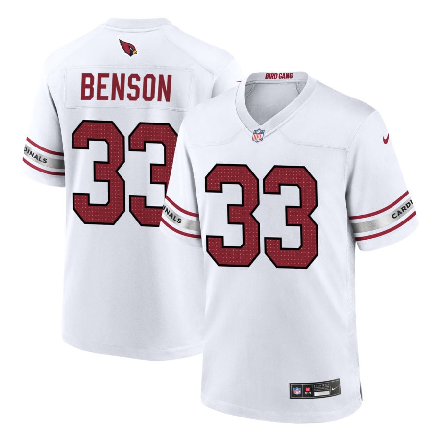 Trey Benson Arizona Cardinals 2025 Game Jersey - White