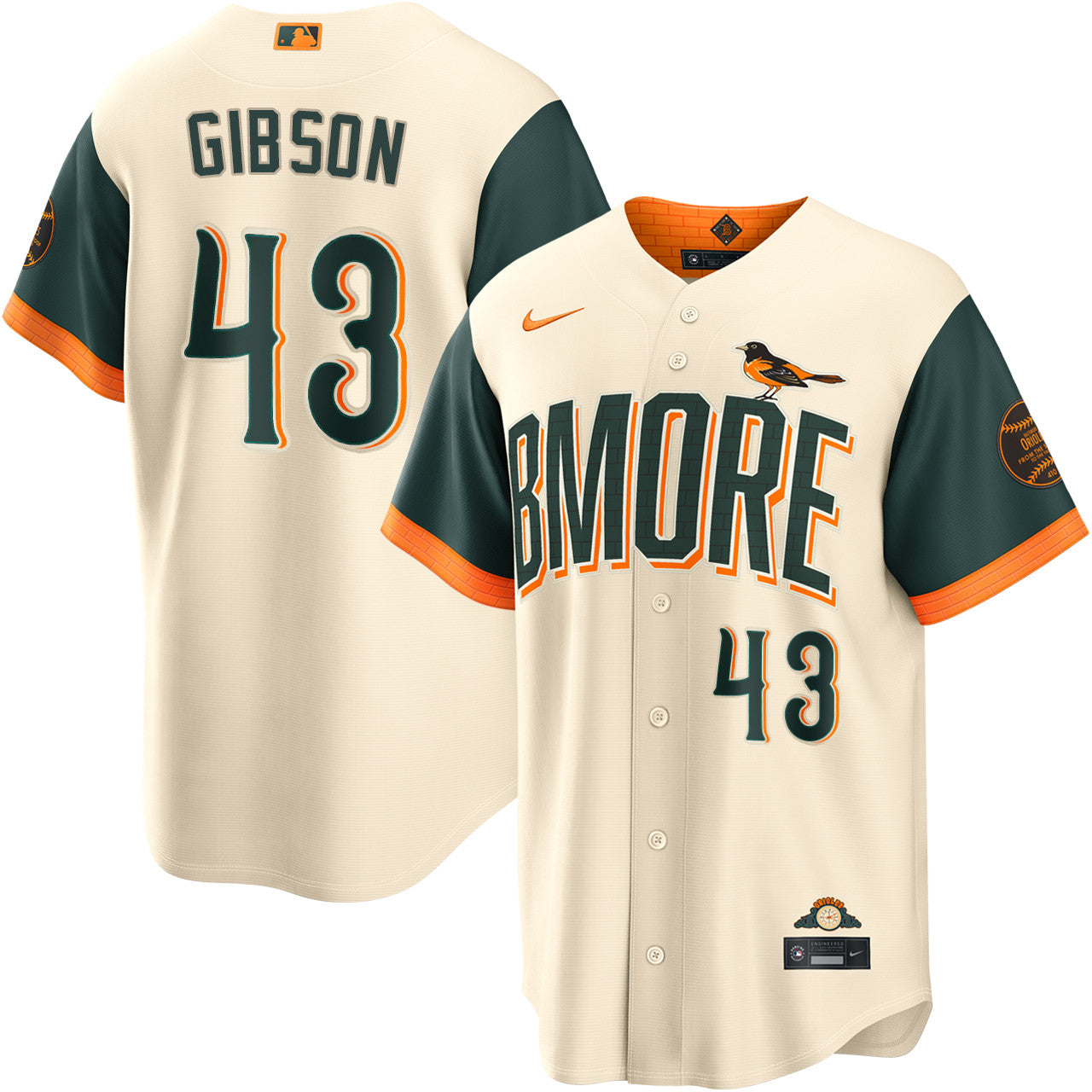 Trey Gibson Baltimore Orioles 2026 City Connect Jersey - Cream (Copy) (Copy)