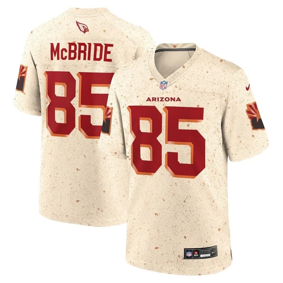 Trey McBride Arizona Cardinals 2025 ï¿½ï¿½ï¿½Rivalriesï¿½ï¿½ï¿½ Limited Jersey - Beige