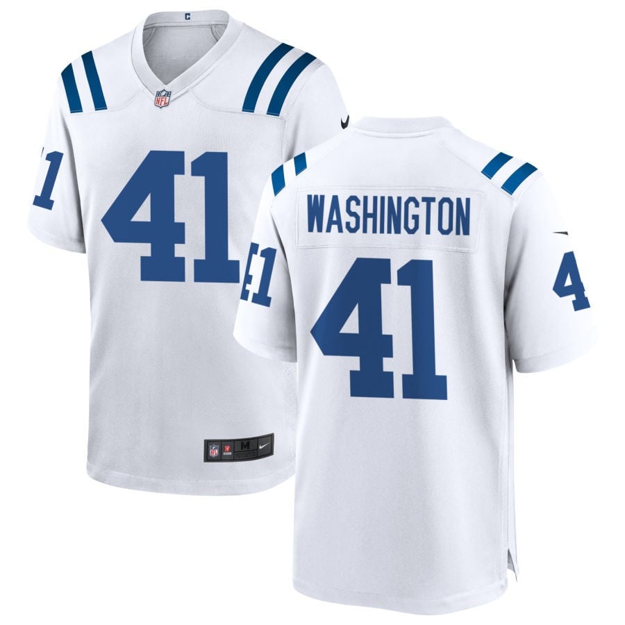 Trey Washington Indianapolis Colts 2025 Game Jersey - White