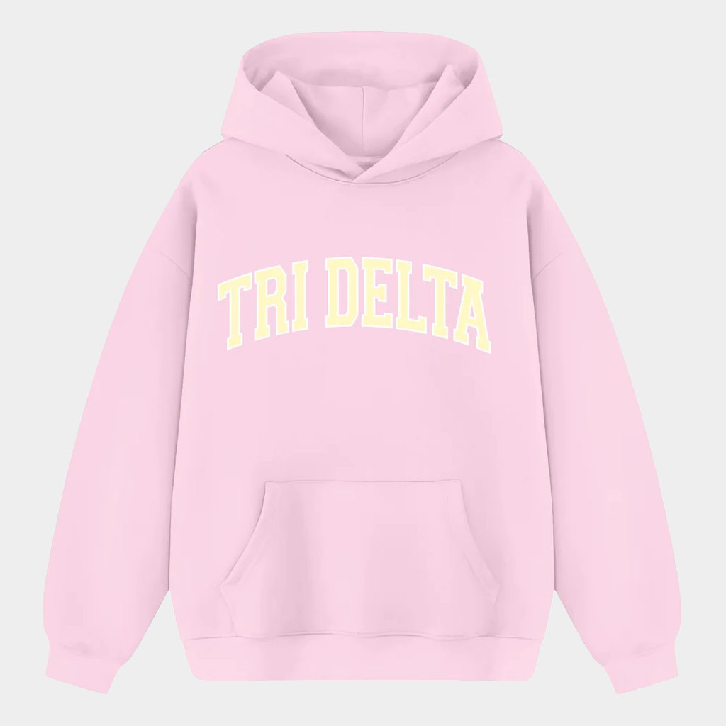 Tri Delta Merch Delta Delta Delta 2026 Pink Lemonade Sorority Hoodie Gift Ideas For Women