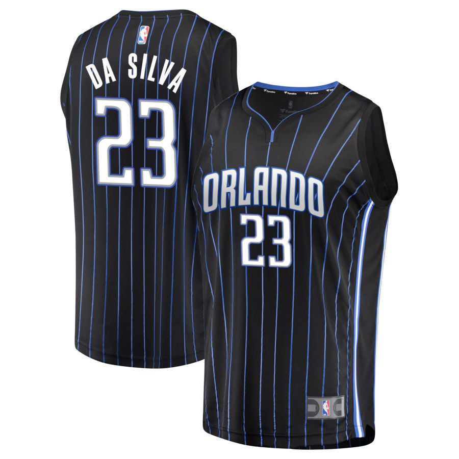Tristan da Silva Orlando Magic 2025 Fast Break Icon Edition Jersey - Black