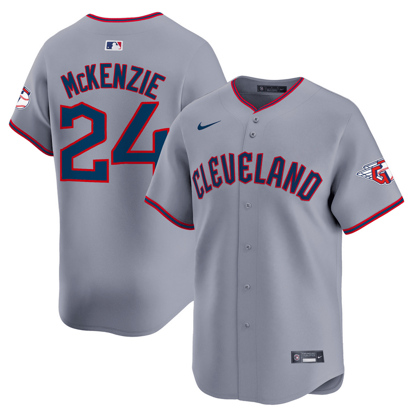 Triston McKenzie Cleveland Guardians 2025 Vapor Premier Limited Jersey - Gray