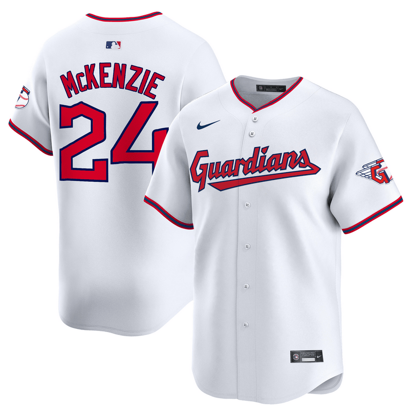 Triston McKenzie Cleveland Guardians 2025 Vapor Premier Limited Jersey - White