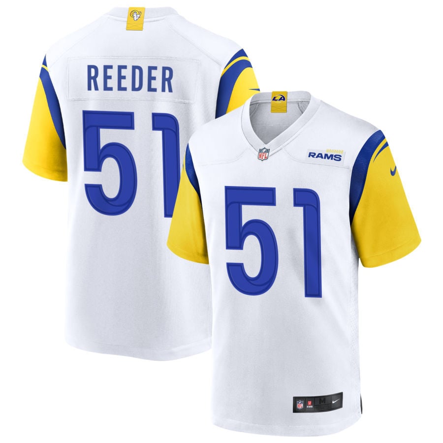 Troy Reeder Los Angeles Rams 2025 Alternate Jersey - White