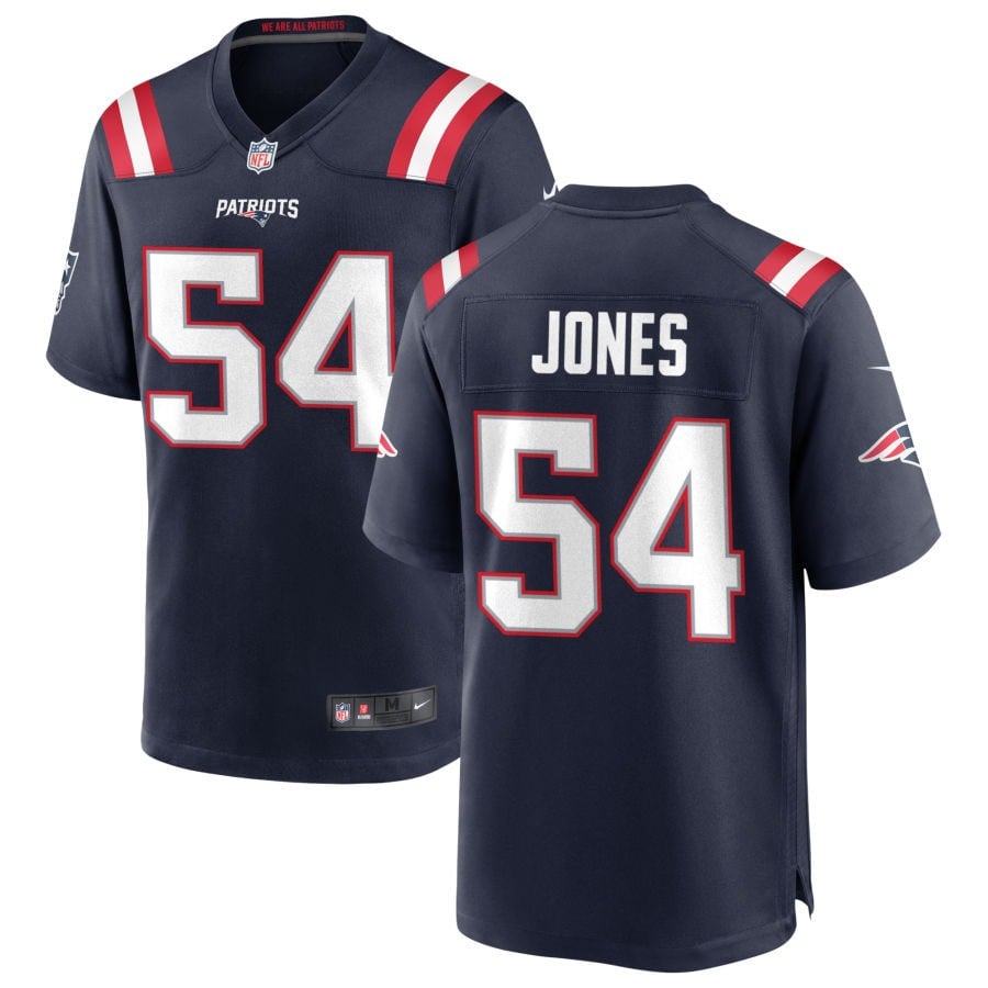 Truman Jones New England Patriots 2025 Game Jersey - Navy