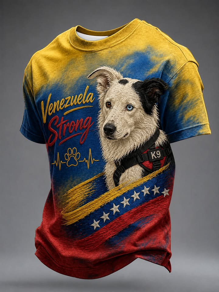 Tsunami Venezuela Strong T-Shirt Rescue Dog Tsunami Tribute Shirt Gift For Venezuelan