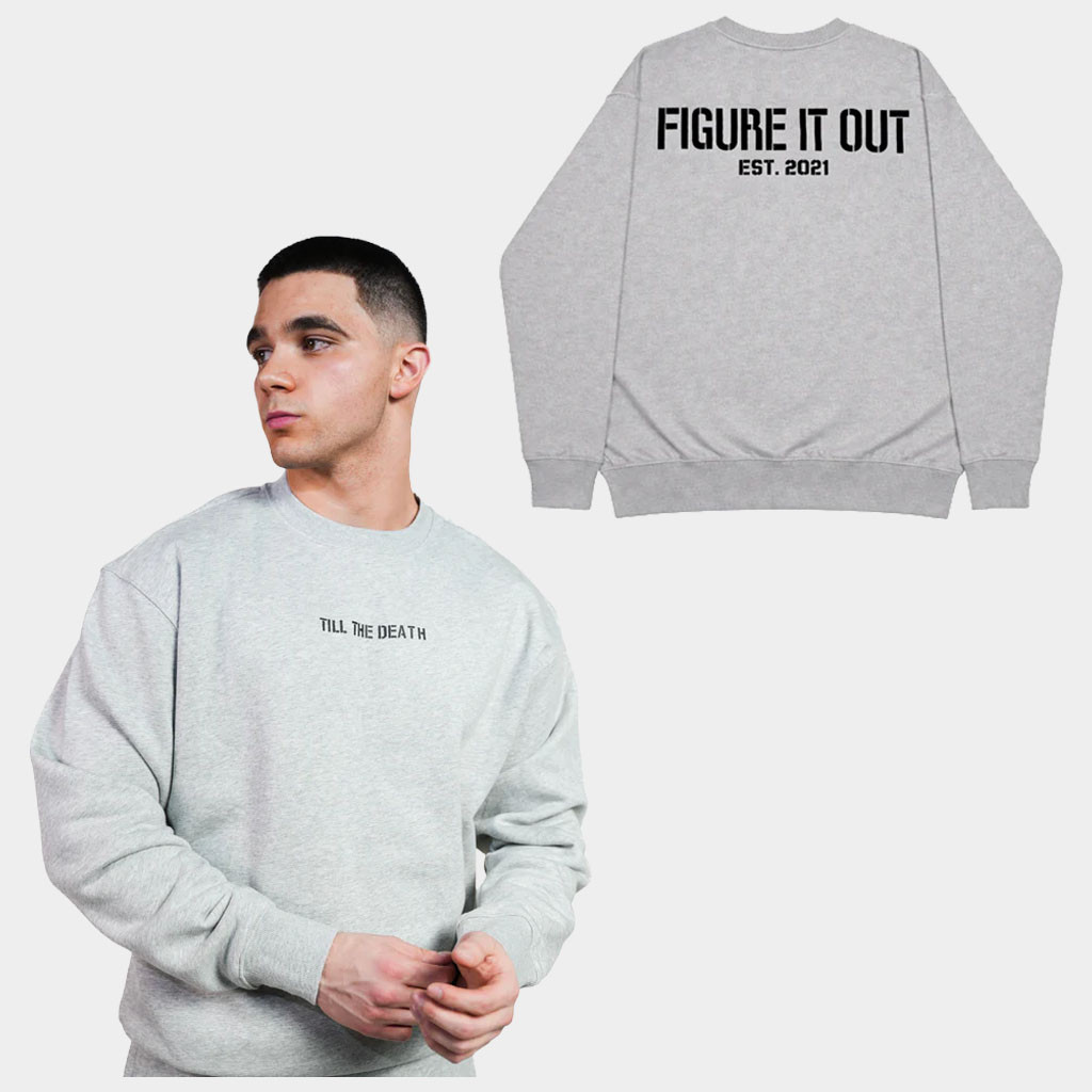 TTD Athletics Merch 2026 Figure It Out Crewneck Sweatshirt Till The Death Merch Gifts For Him