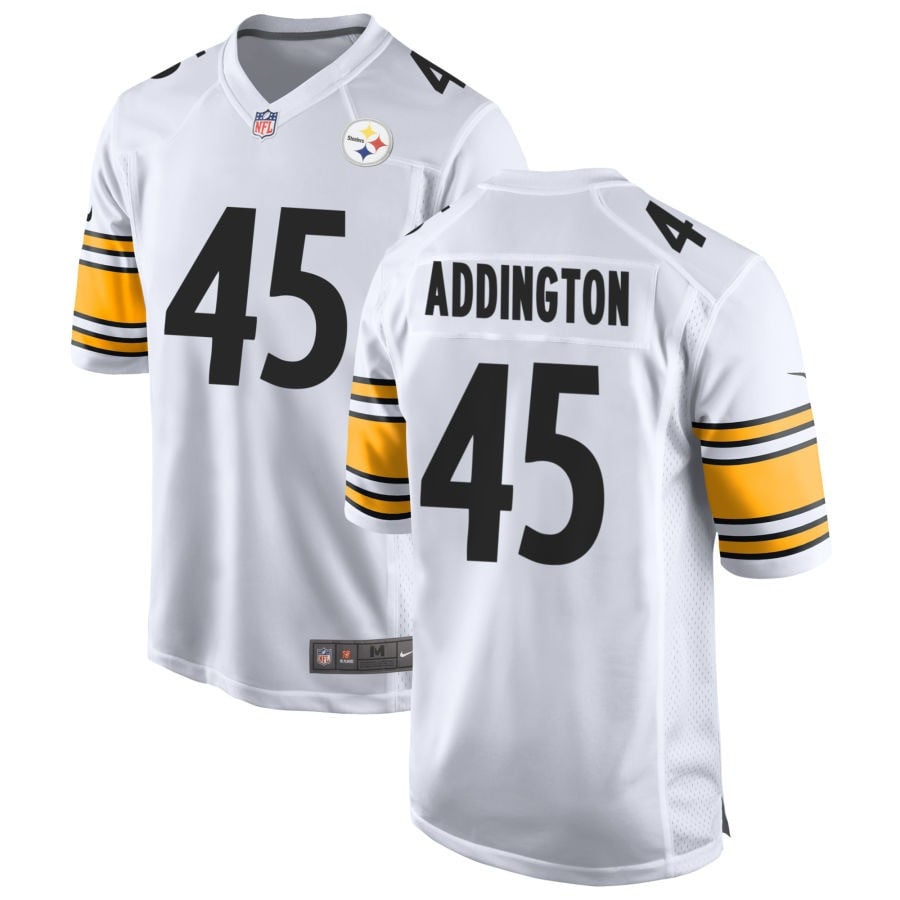 Tucker Addington Pittsburgh Steelers 2025 Game Jersey - White