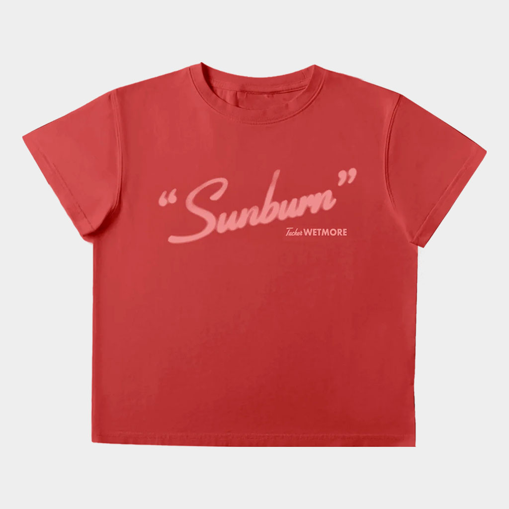 Tucker Wetmore Merch 2026 Sunburn Cropped Tee Country Music Fan Shirt Gift For Her