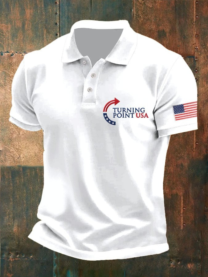 Turning Point USA Polo Shirt Charlie Kirk Shirt Turning Point USA Merchandise Store