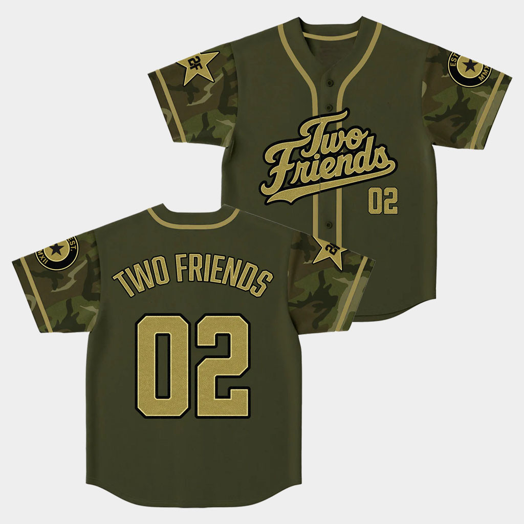 Two Friends Merch 2026 Two Friends Camo Jersey Unique Gifts For Music Lovers