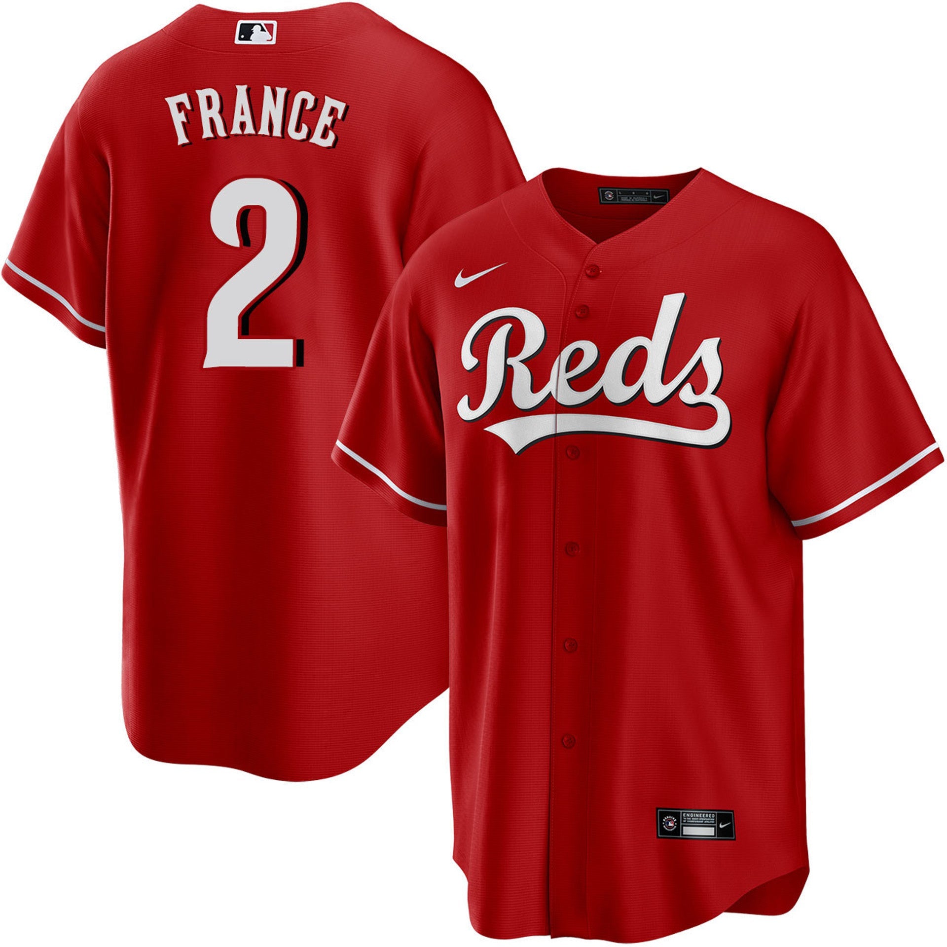 Ty France Cincinnati Reds 2025 Alternate Jersey - Red