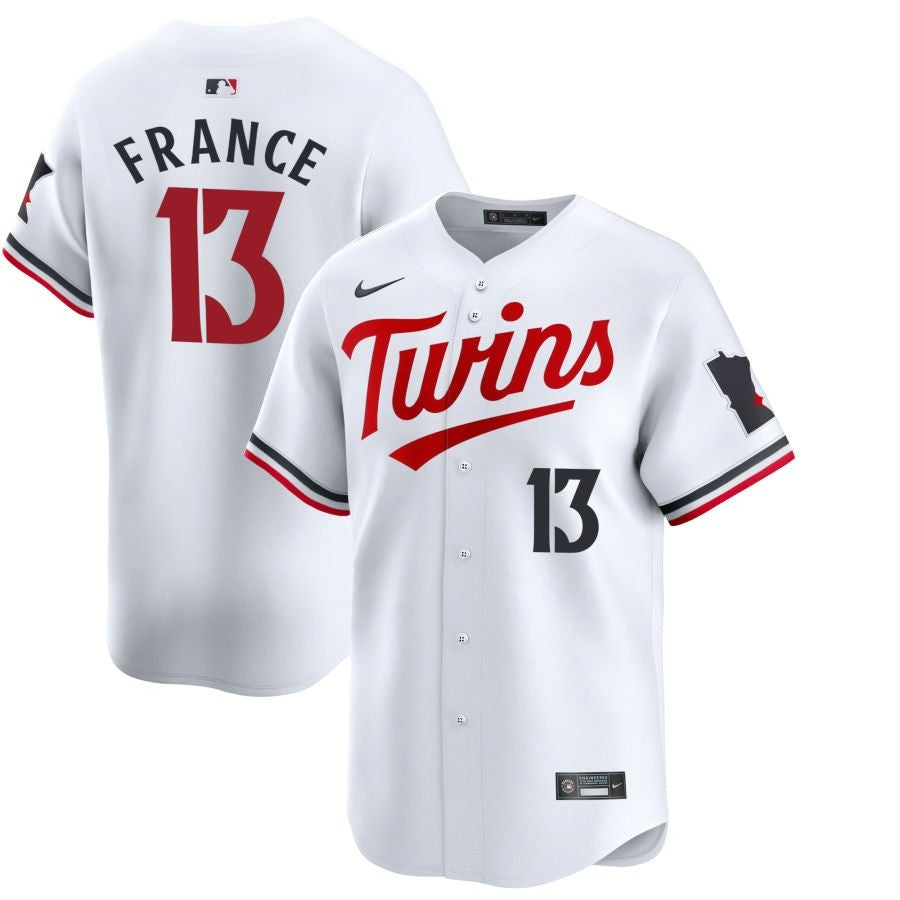 Ty France Minnesota Twins 2025 Home Limited Jersey - White