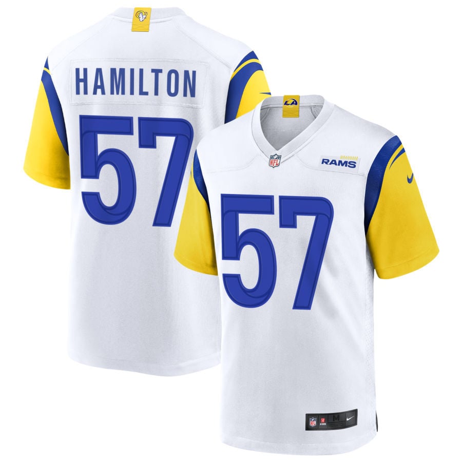 Ty Hamilton Los Angeles Rams 2025 Alternate Jersey - White