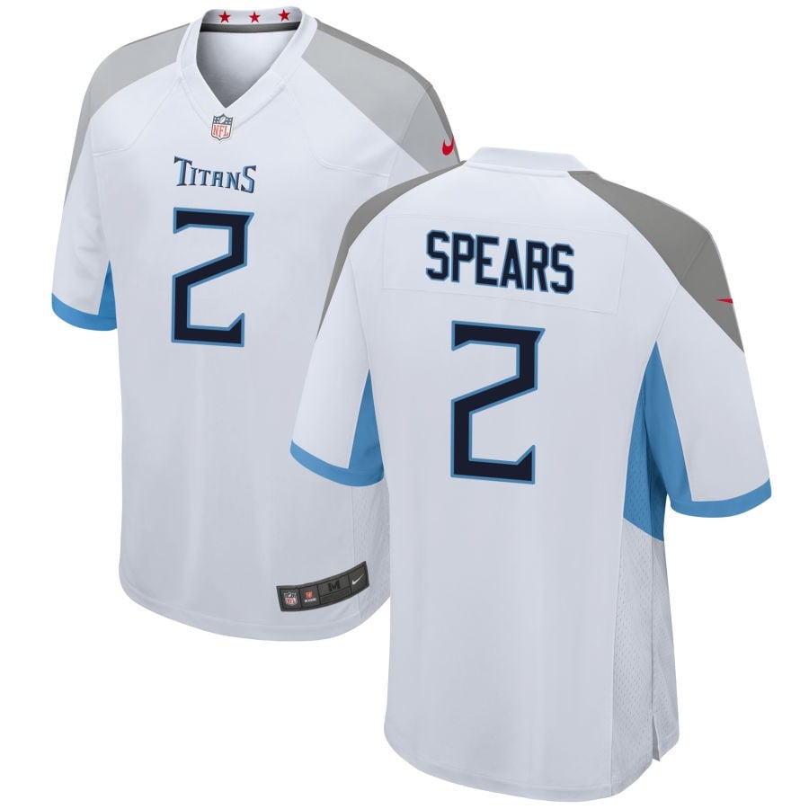Tyjae Spears Tennessee Titans 2025 Game Jersey - White