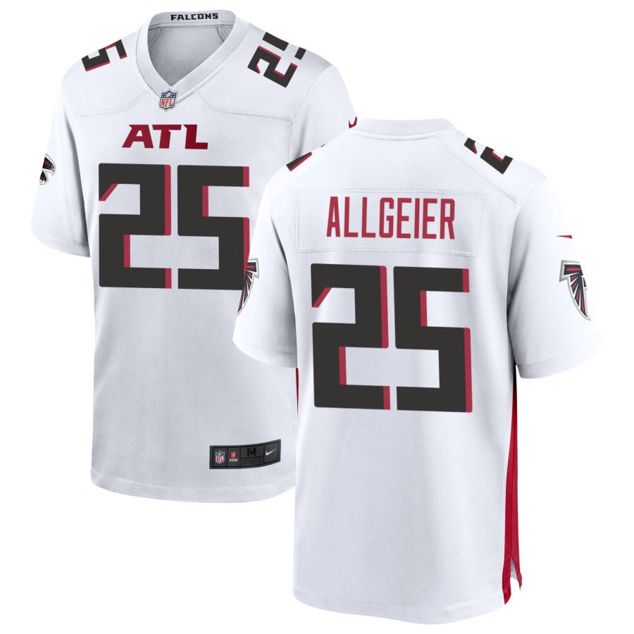 Tyler Allgeier Atlanta Falcons 2025 Game Jersey - White