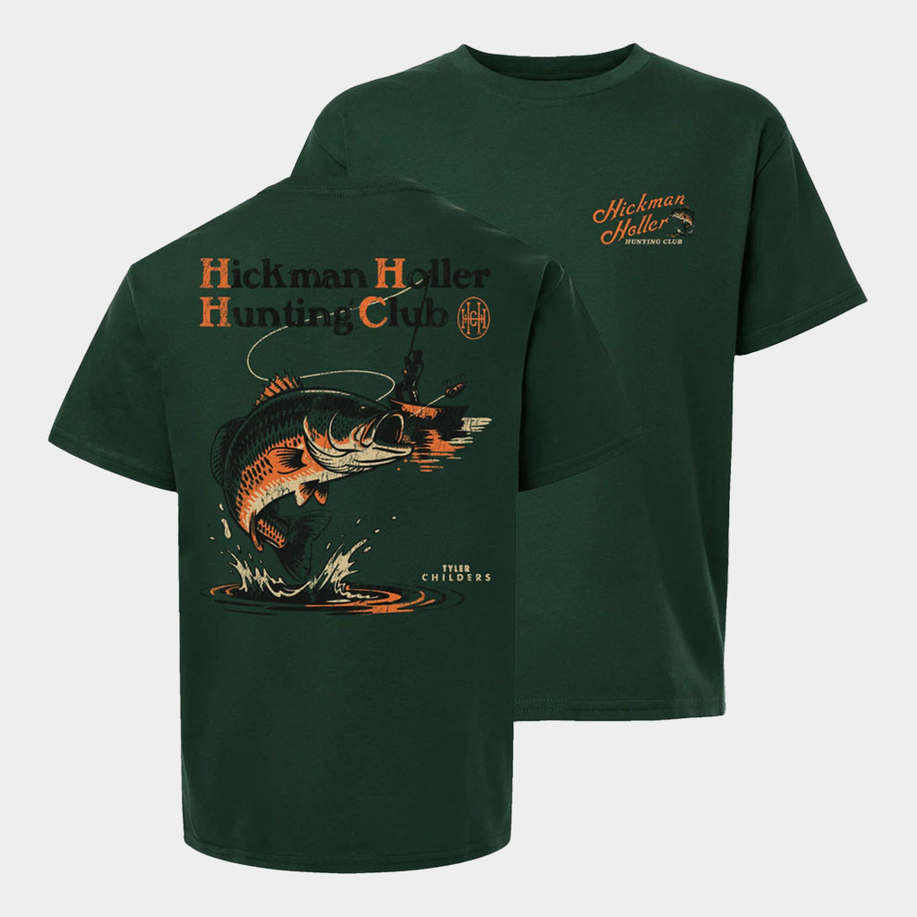 Tyler Childers Merch 2026 Hickman Holler Hunting Club T-Shirt Bass Fishing Shirt Gift For Dad