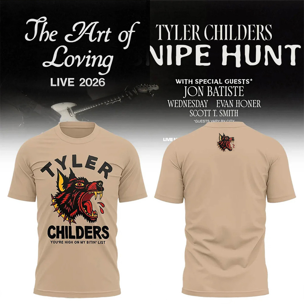 Tyler Childers Tour Merch Snipe Hunt Tour 2026 T-Shirt Presents For Music Lovers