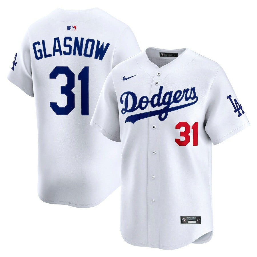 Tyler Glasnow Los Angeles Dodgers 2025 Home Limited Player White Jersey