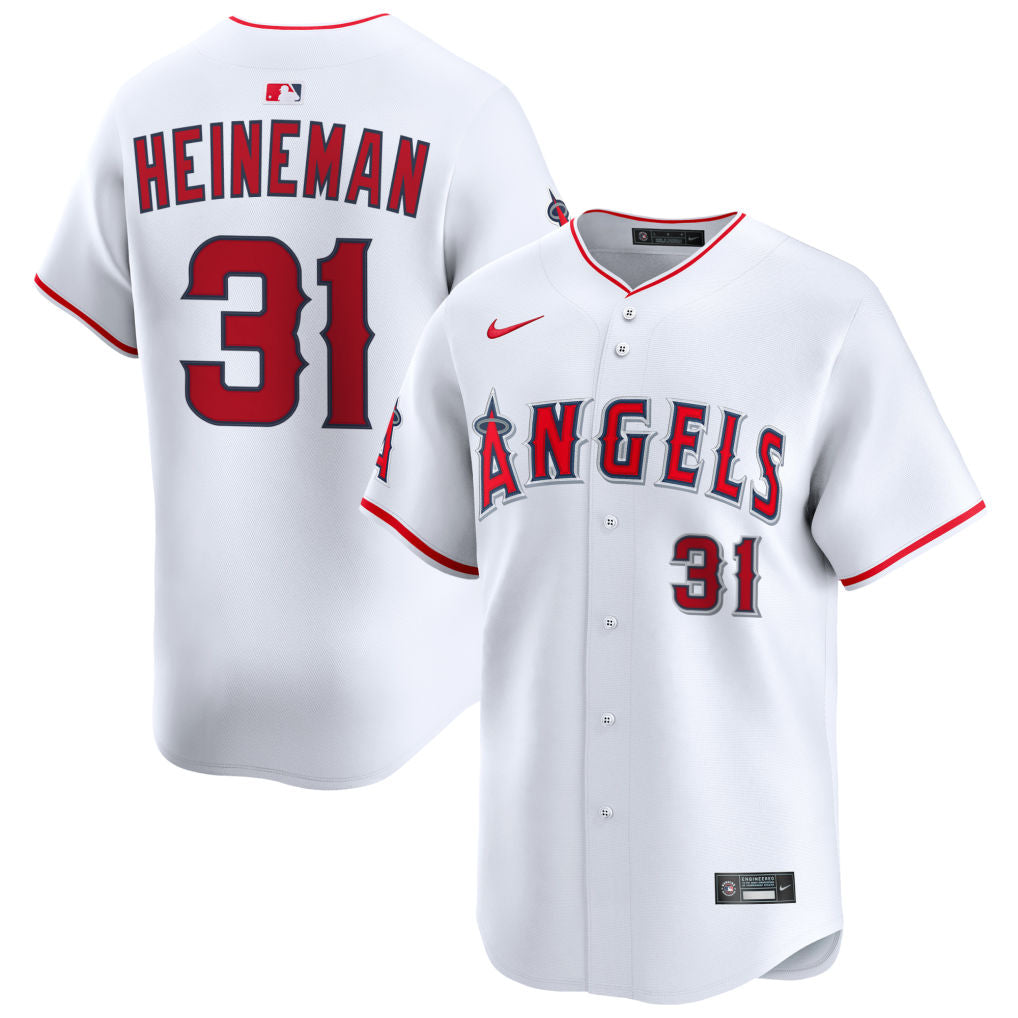 Tyler Heineman Los Angeles Angels 2026 Home Limited Jersey - White