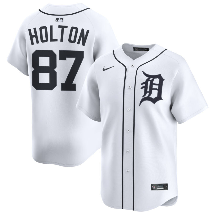 Tyler Holton Detroit Tigers 2025 Home Limited Jersey - White