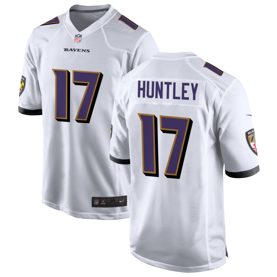 Tyler Huntley Baltimore Ravens 2025 Game Jersey - White