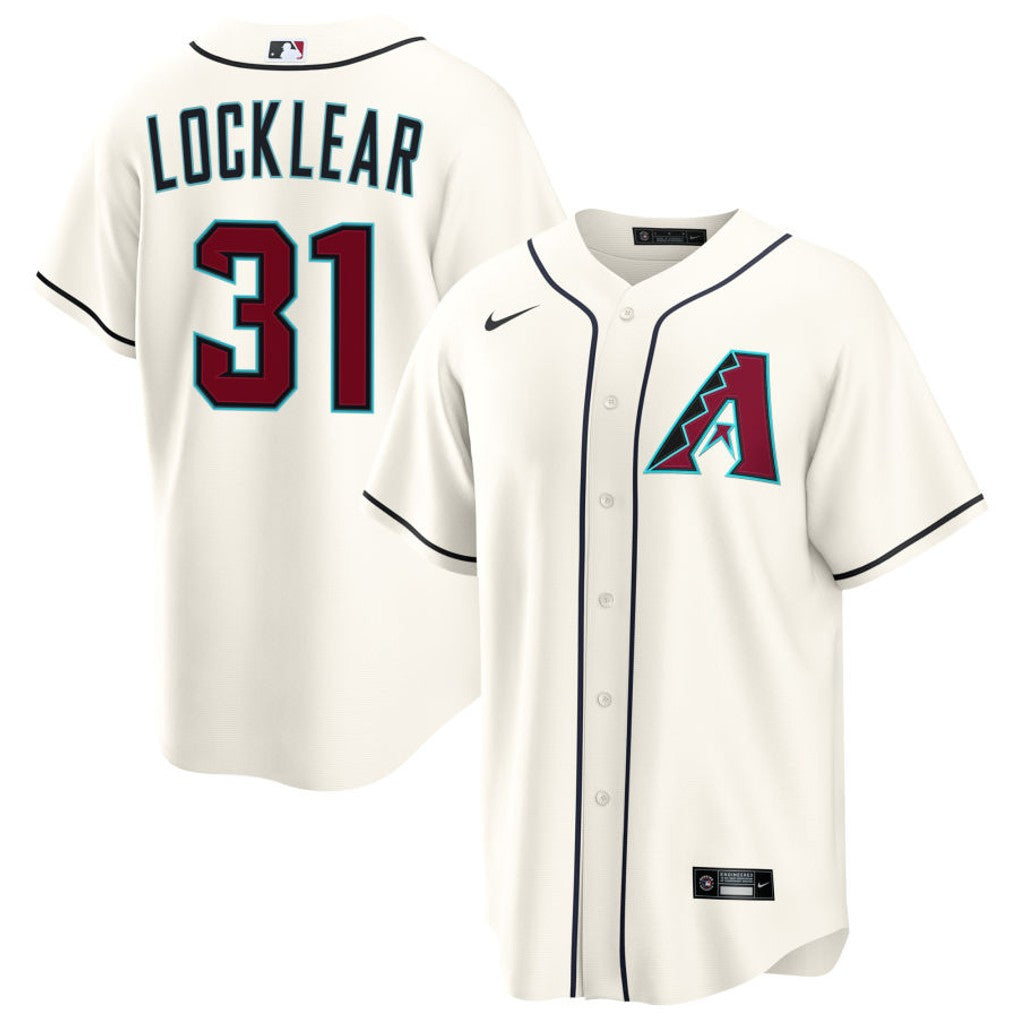 Tyler Locklear Arizona Diamondbacks 2026 Home Jersey - Cream