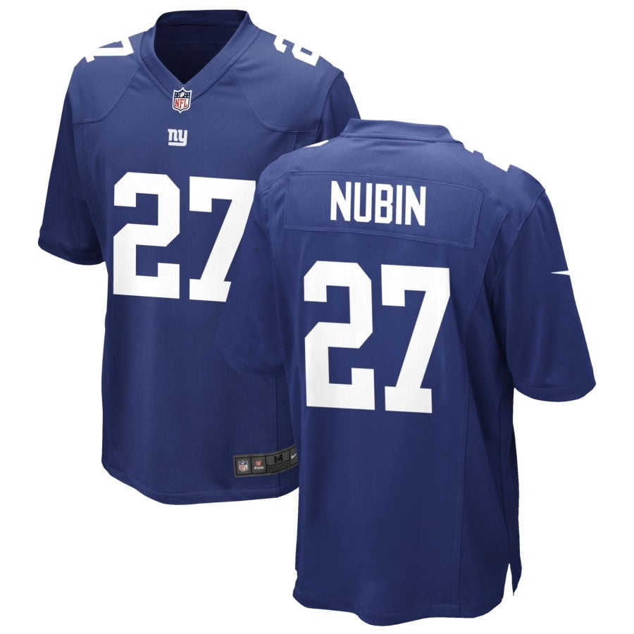 Tyler Nubin New York Giants 2025 Game Jersey - Royal