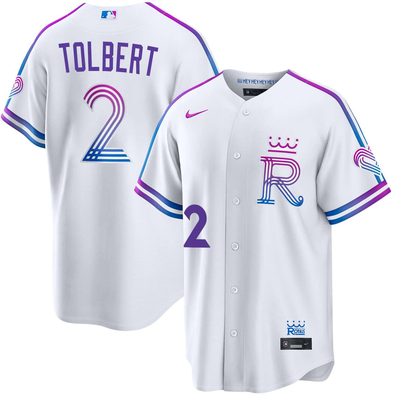Tyler Tolbert Kansas City Royals 2026 City Connect Jersey - White