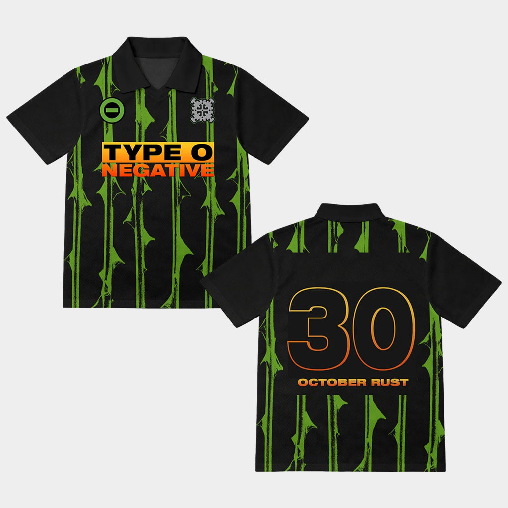 Type O Negative Merch 2026 October Rust 30 Jersey Cool Gifts For Music Lovers