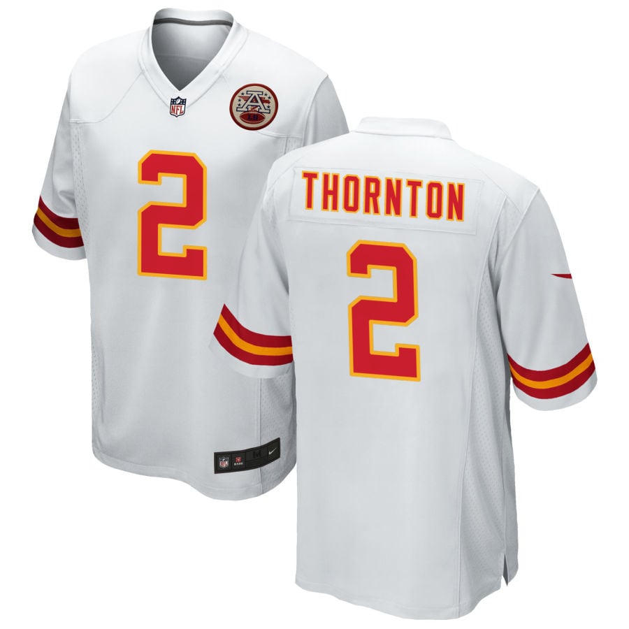 Tyquan Thornton Kansas City Chiefs 2025 Game Jersey - White