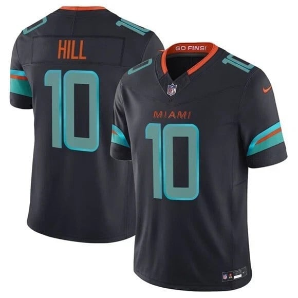 Tyreek Hill Miami Dolphins 2025 ï¿½ï¿½ï¿½Rivalriesï¿½ï¿½ï¿½ Vapor Limited Stitched Jersey - Navy