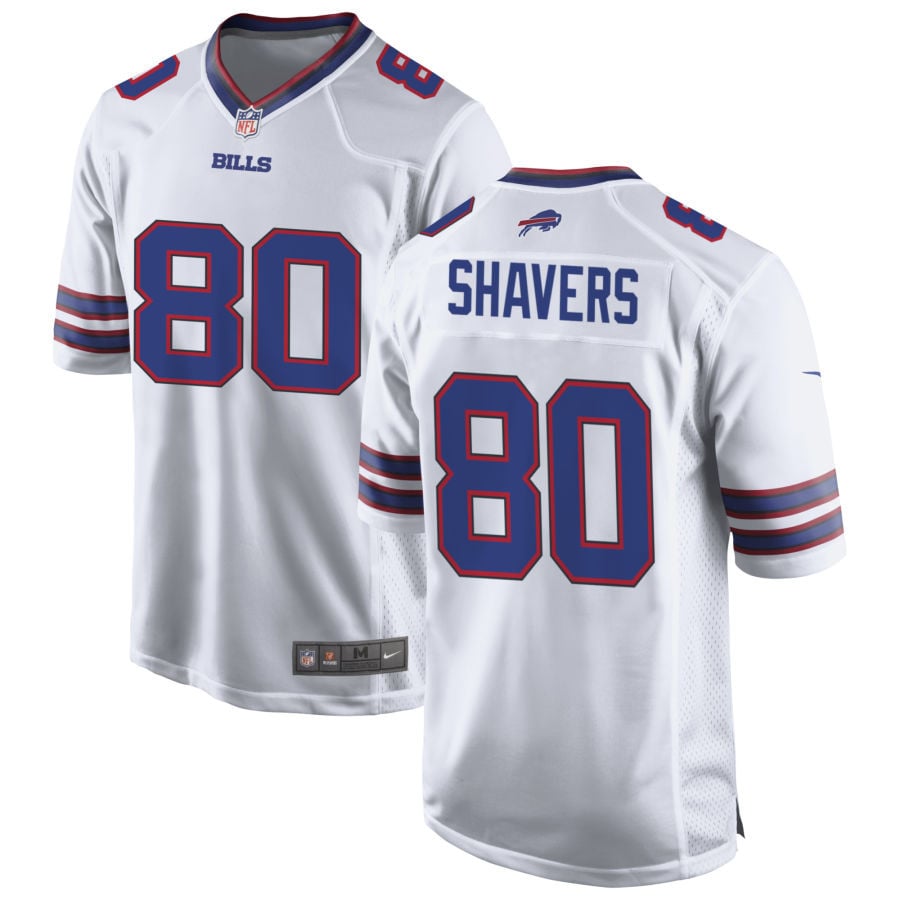 Tyrell Shavers Buffalo Bills 2025 Game Jersey - White