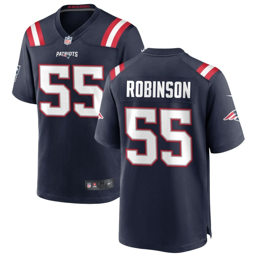 Tyrese Robinson New England Patriots 2025 Game Jersey - Navy