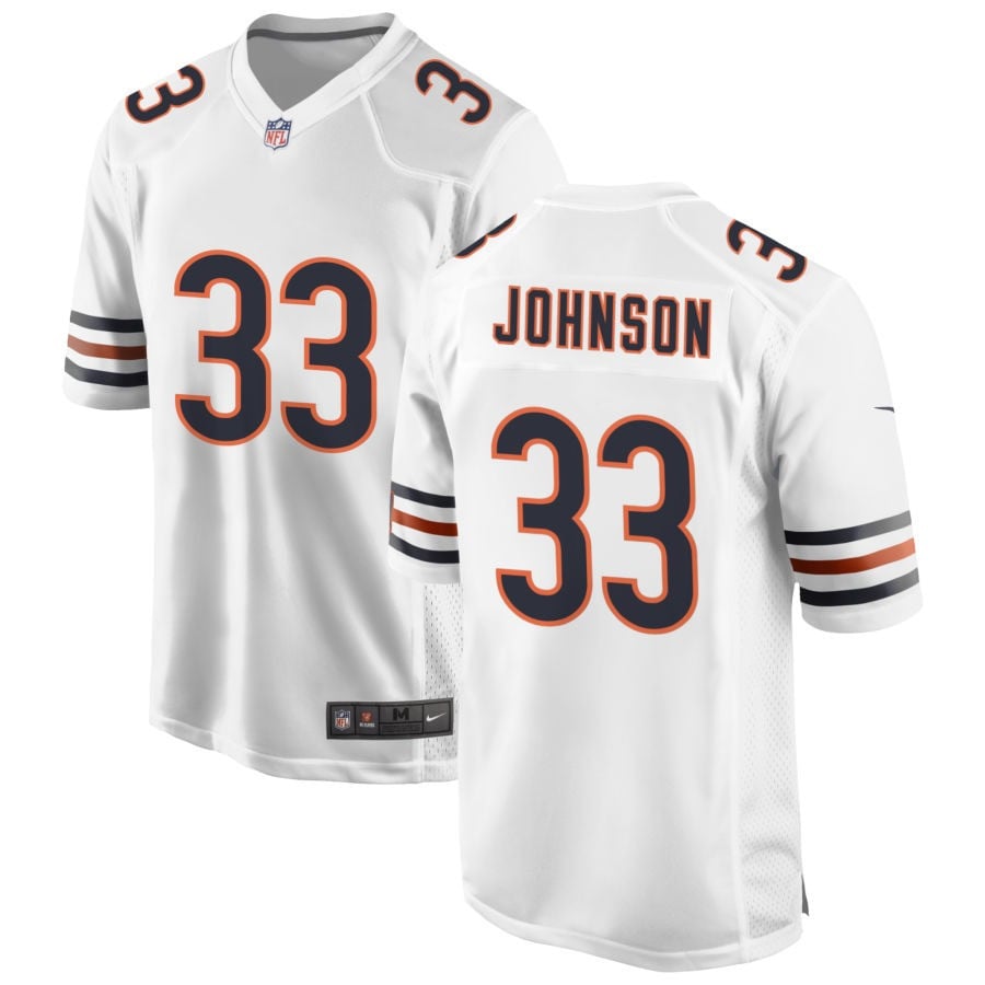 Tysheem Johnson Chicago Bears 2025 Game Jersey - White