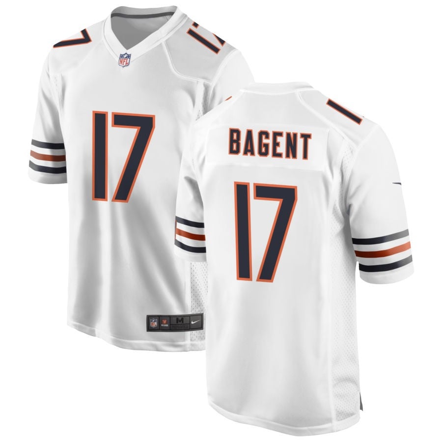Tyson Bagent Chicago Bears 2025 Game Jersey - White