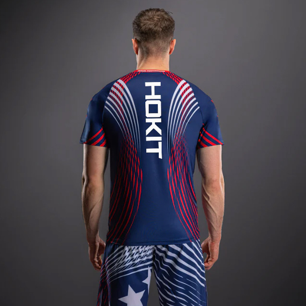 UFC Freedom 250 Jersey Venum Merch 2026 Hokit Fight Night Walkout Jersey Blue UFC Merch Men's - Image 2
