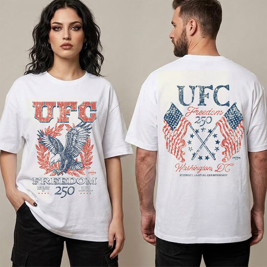 UFC Freedom 250 The White House On June 14 2026 Washington DC T-Shirt Patriotic Apparel