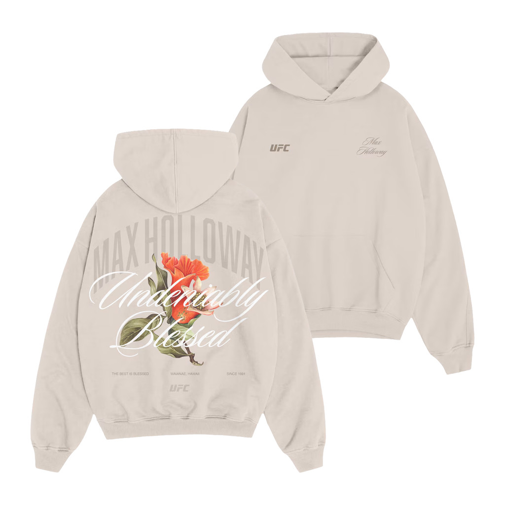 UFC Merch 2026 Max Holloway Undeniably Blessed Hoodie Max Holloway Merch Present For Him