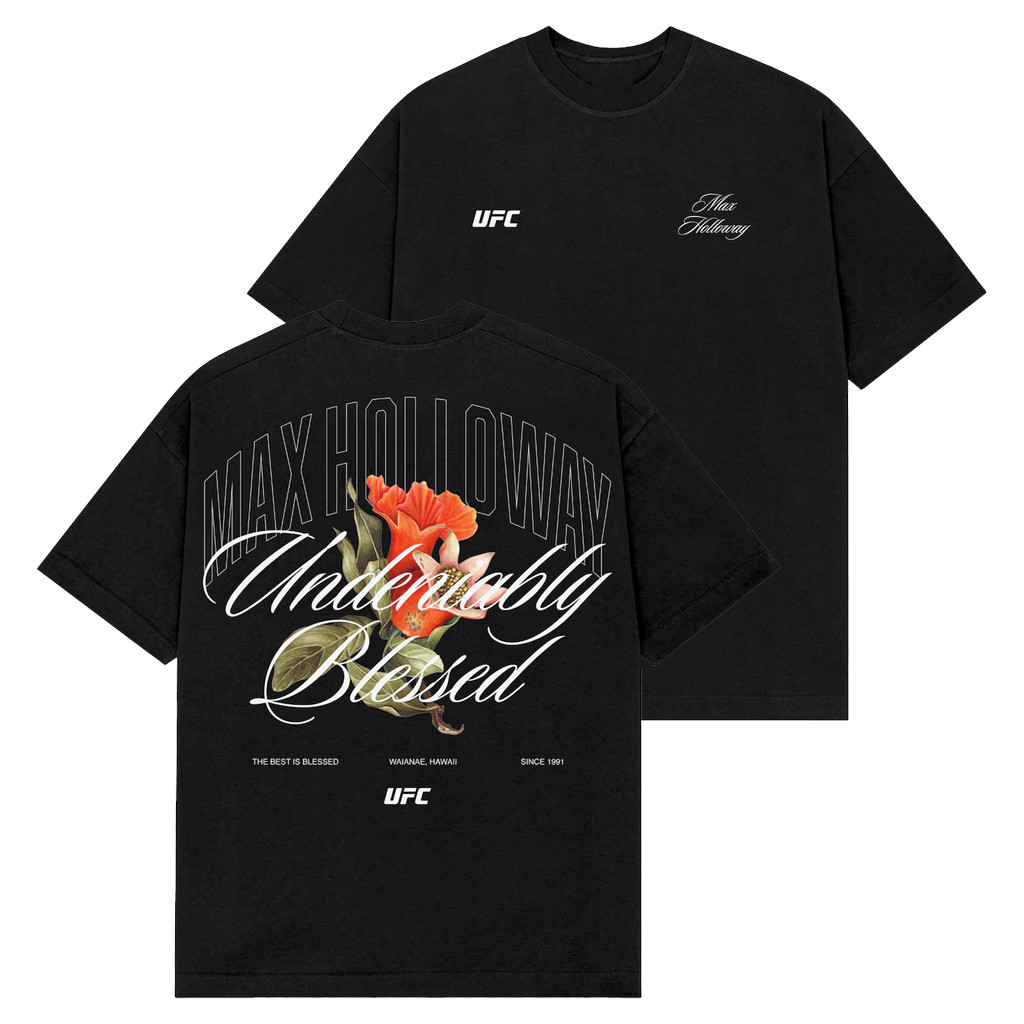 UFC Merch 2026 Max Holloway Undeniably Blessed T-Shirt Max Holloway Shirt Gift For Men