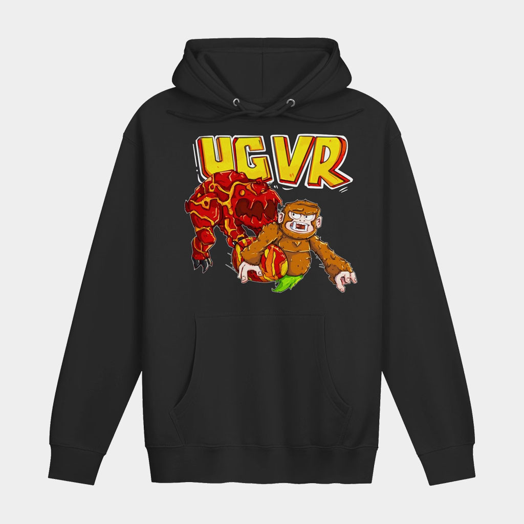 UG VR Merch 2026 UG VR Hoodie Black Unique Birthday Gift For Brothers